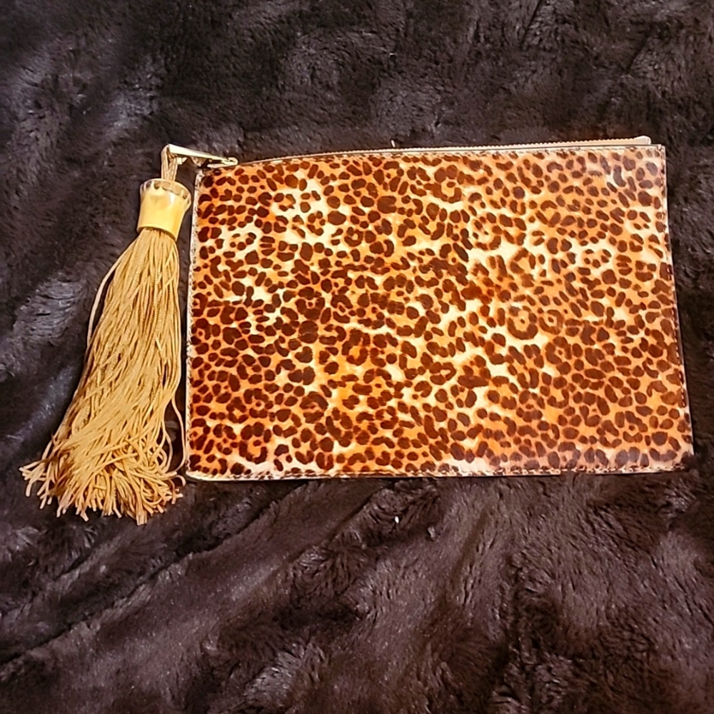 Vince Camuto Leopard Clutch